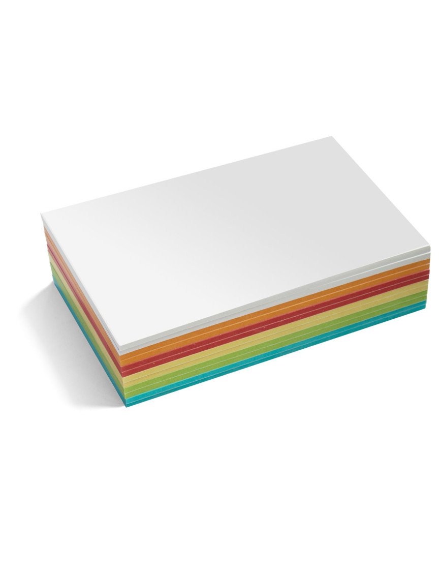 300 Maxi cartes rectangulaires Stick-It, couleurs assorties