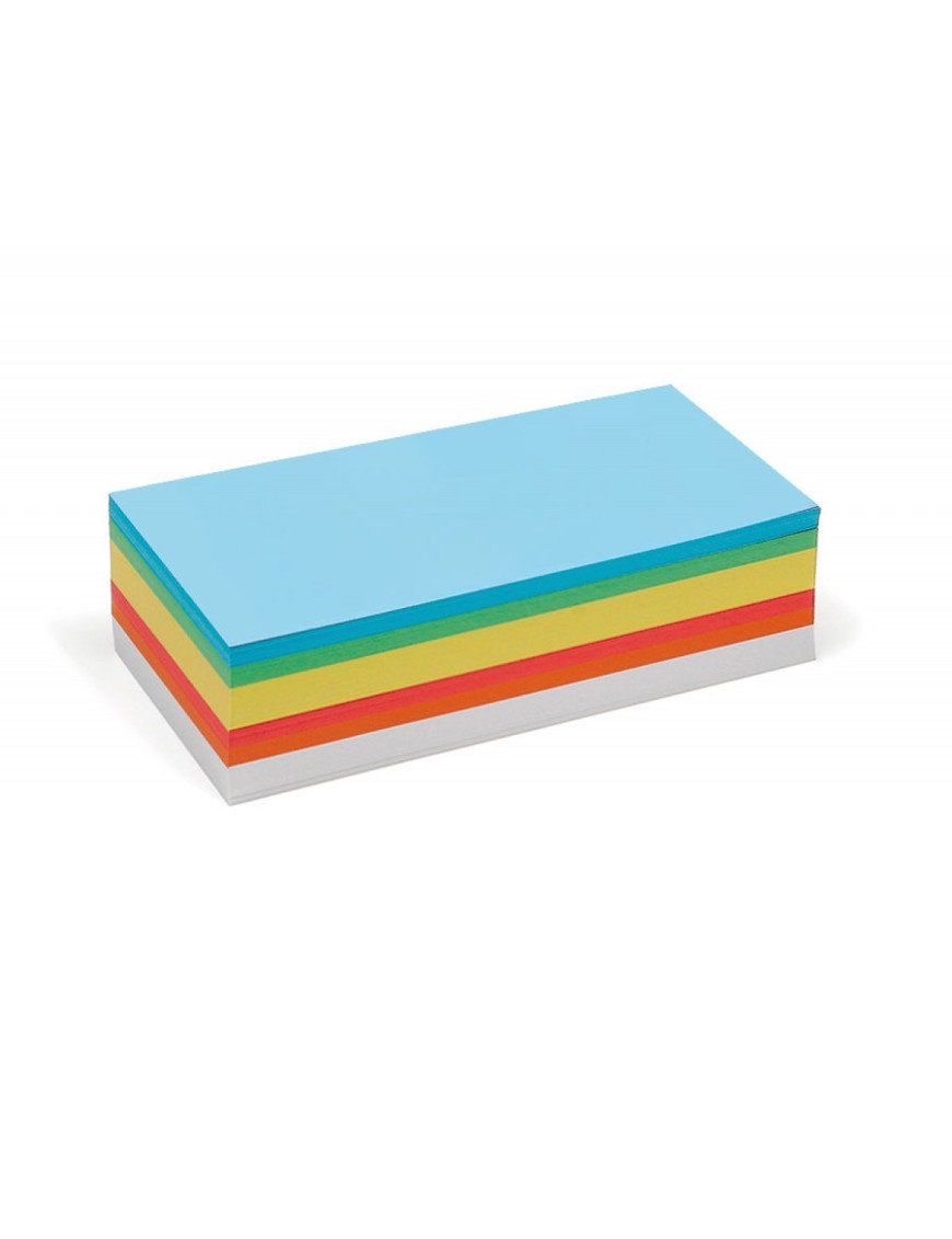 250 Cartes rectangulaires Pin-It , couleurs assorties 