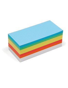 500 Cartes rectangulaires Pin-It , couleurs assorties 