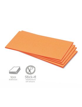 100 Cartes rectangulaires Stick-It , couleur unique