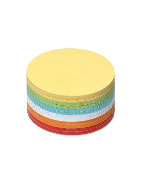 300 Petites cartes rondes Stick-It , couleurs assorties 