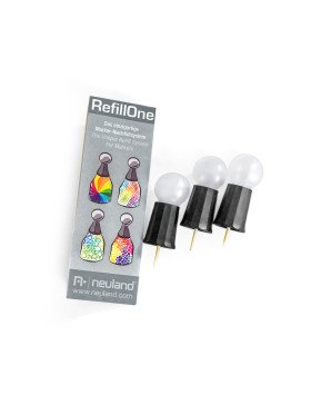 Lot de 3 capuchons de rechange pour RefillOne