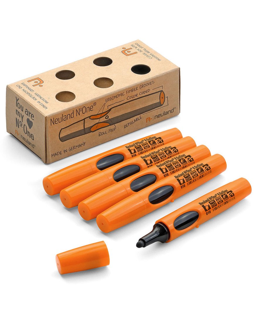 Neuland No.One® R Outliner (pointe ronde), lot de 5 U5