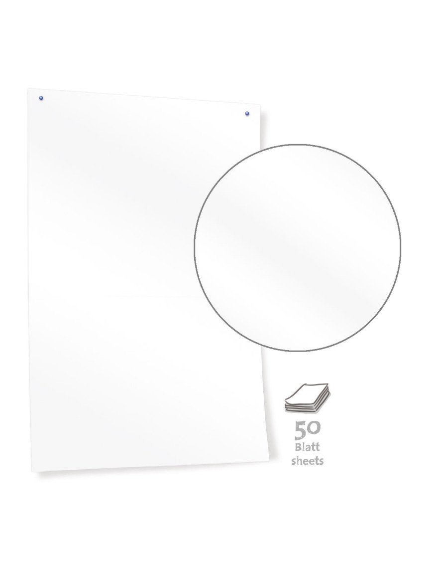 Papier pour tableau d'affichage MINI, blanc pur