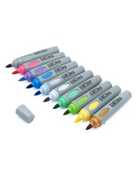 Neuland BigOne® Art, pointe pinceau 2-15 mm, coffrets économiques de 10 pièces