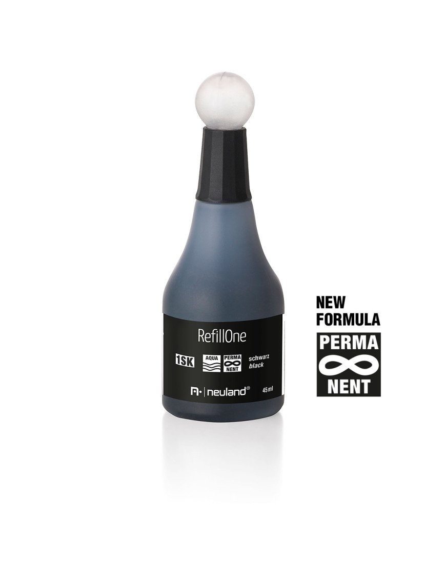 Encre RefillOne, noire anti-bavures (1SK)