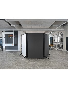 Tableau d'affichage pinGo® Duo21. Tissu feutre noir