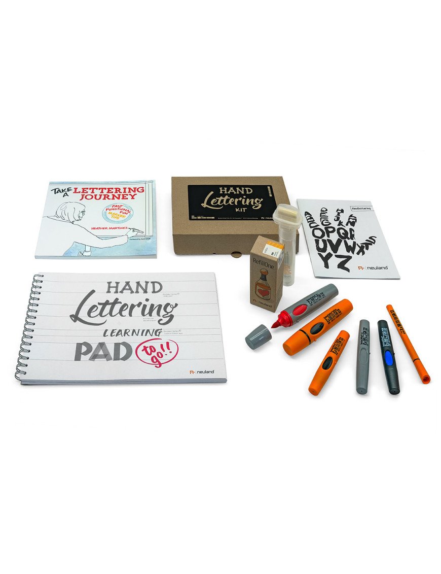 Kit de lettrage à la main – Ensemble de livres