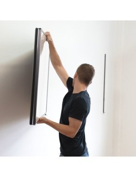 Kits de fixation murale Movaris pour 2 planches. Horizontal