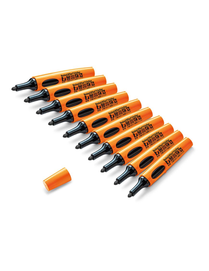 Feutre contour Neuland No.One® Outliner : lot de 10 pointes assorties