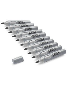 Coffret Neuland BigOne® Art Uni, lot de 10 marqueurs Facilitation, pointe pinceau 2-15 mm