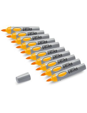 Coffret Neuland BigOne® Art Uni, lot de 10 marqueurs Facilitation, pointe pinceau 2-15 mm
