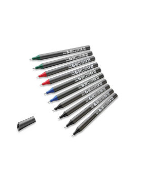 Feutres Neuland FineOne® Sketch Fineliner à pointe nylon 0,5 mm – lot de 10 couleurs