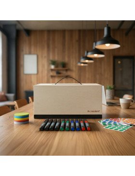 Boîte en bois Neuland Moderation - Novario® : Jeu de base Pin-It